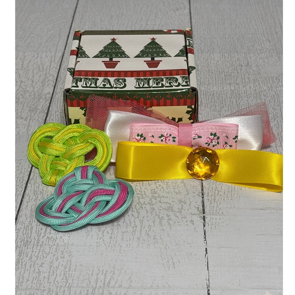 Girls 4 Piece Hair Accessory Gift Set Celtic Bows